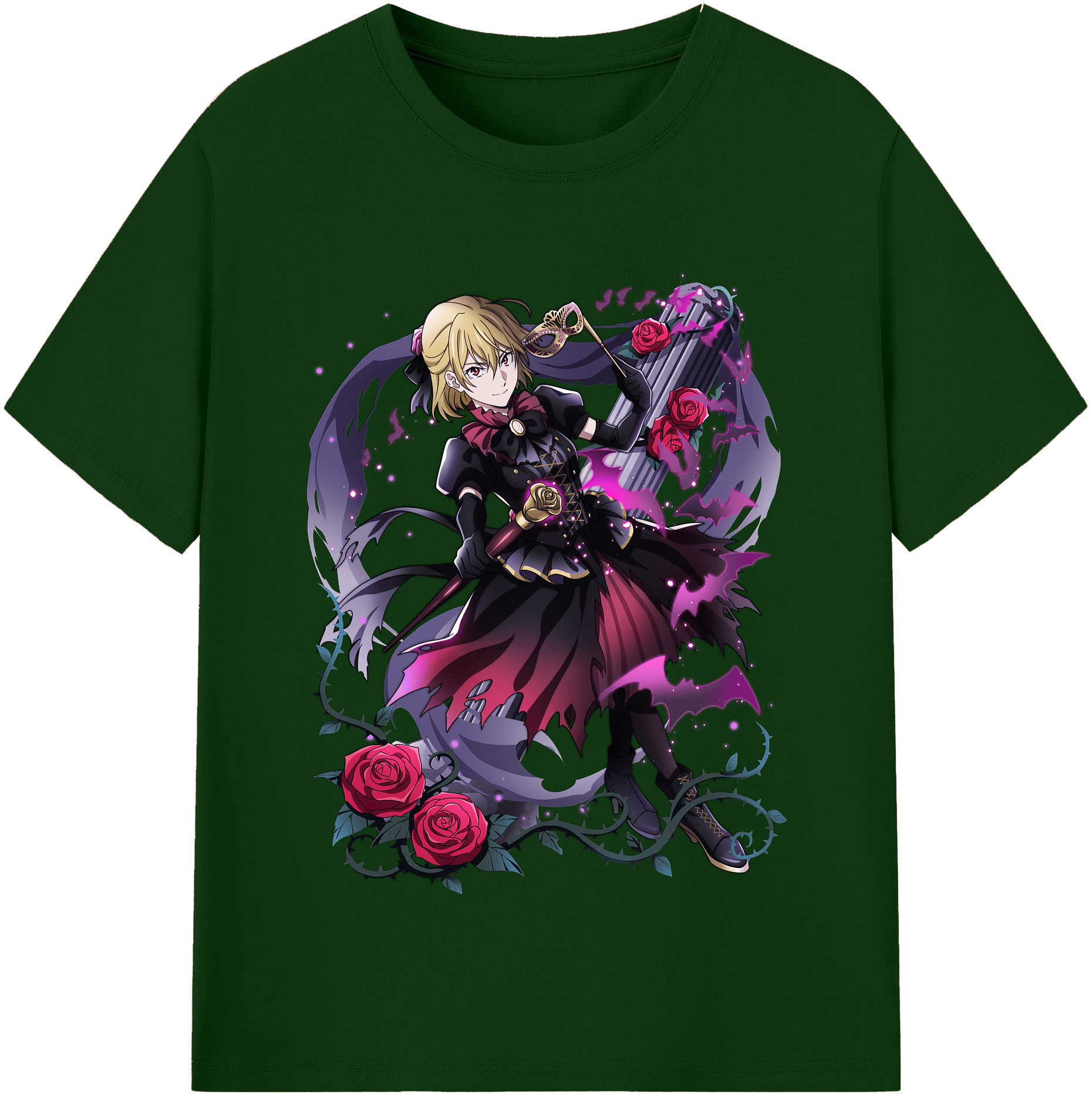 （画像用） 文豪ストレイドッグス Bungo Stray Dogs 綿100％半袖Tシャツ（フロントプリント）